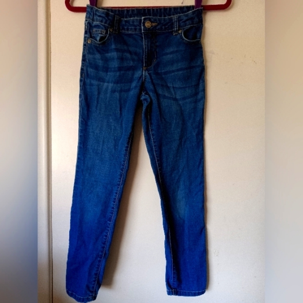 Wonder Nation Adjustable Waist Girls Skinny Jeans